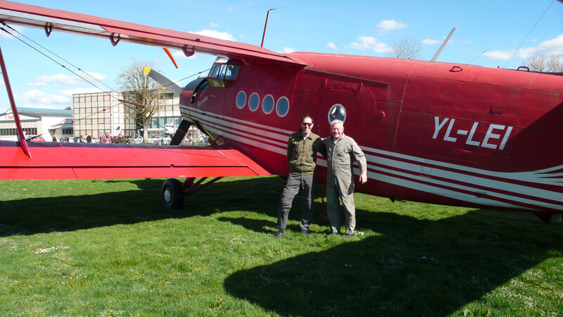 Gelandet auf dem Flugplatz Langenthal LSPL