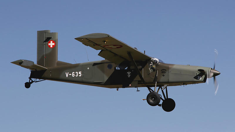 Pilatus PC-6 Turbo Porter (V-635) der Schweizer Luftwaffe
