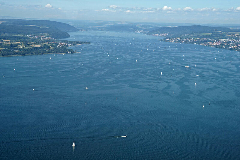 Das schöne Wetter lockt aufs Wasser...