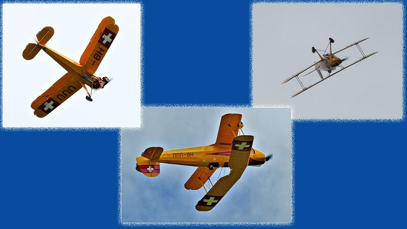 Drunter und drüber: Akkro-Flug der Bücker Jungmann (HB-UUU)