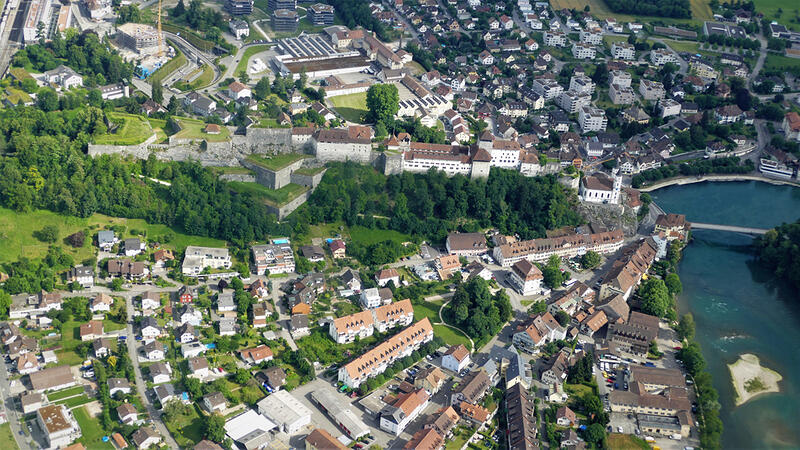 Burganlage von Aarburg