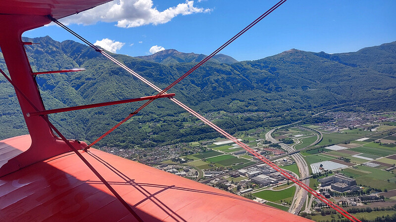 Magadinoebene bei Giubiasco
