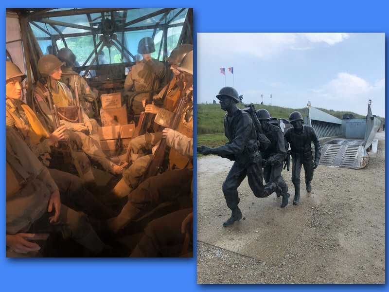 1:1 Darstellung von Szenen am D-Day