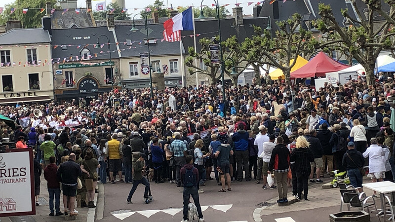 Feier zum 78. D-Day in Sainte-Mère-Église