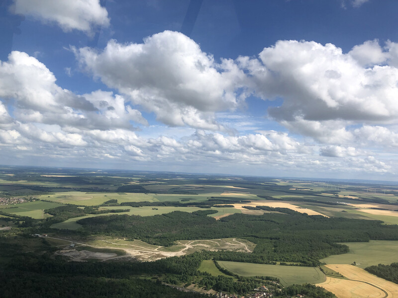 Immer wieder beeindruckend, die Weiten Frankreichs!