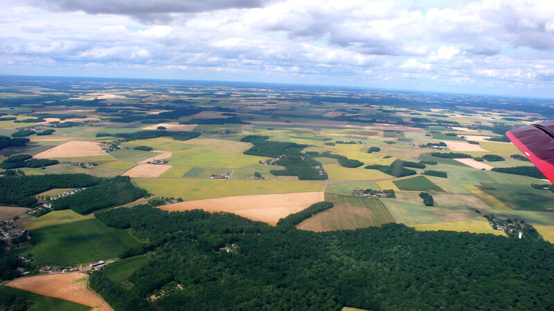 Auch die Region Centre-Val de Loire ist ein riesiges Landwirtschaftsgebiet