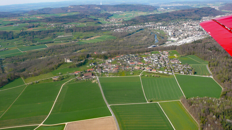 Birrfeld Einflug West: Habsburg