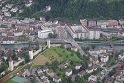 Luzern: Museggmauer mit Museggtürmen