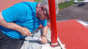Antennenmast Reparatur Januar-Februar '23