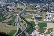 Autobahnkreuz Wiggertal bei Oftringen