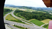Abgehoben: Autobahnkreuz Birrfeld A1 und A3