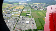 Blick aus der Luft auf "Bodenständiges": Amag Lupfig