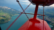 Thunersee mit dem Sigriswilgrat und aufkommender Gewitterwolke
