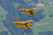 Zwei Bücker Bü-133 C Jungmeister (HB-MIZ und HB-UUA)